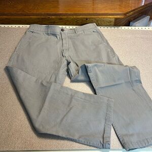 Classic Men's Gray Comfort Casual, Elastic Waistband, 42